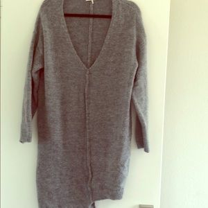 Oversized Oak + Fort one size gray sweater tunic